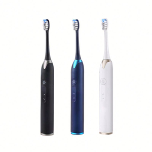 China Manufacturer Changeable Battery Operated Sonic Heads Rotating Timer Rechargeable Toothbrush Electric